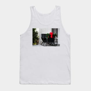 Antique Sleigh On The Porch Tank Top